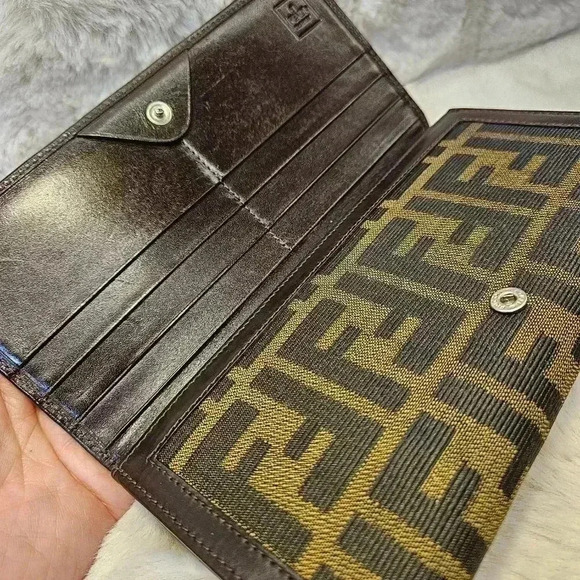 FNDI  Zucca Bifold Long Wallet - Picture 10 of 16